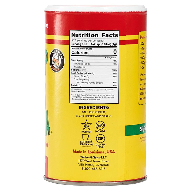 Walker &amp; Sons Slap Ya Mama Original Blend Cajun Seasoning, 8 oz