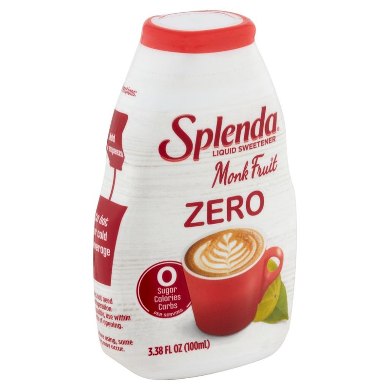 Splenda Monk Fruit Zero Liquid Sweetener, 3.38 fl oz