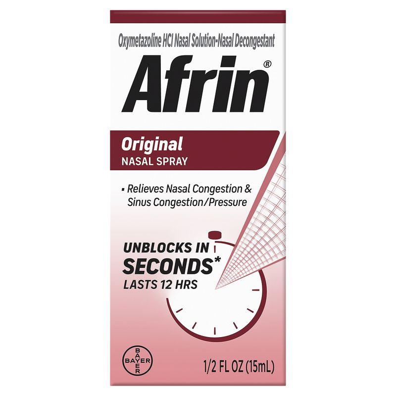 Afrin Original Nasal Spray, 1/2 fl oz