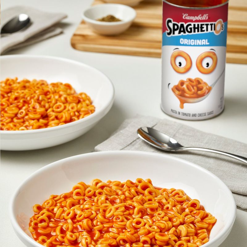 Campbell's SpaghettiOs Original Pasta in Tomato and Cheese Sauce, 22.4 oz