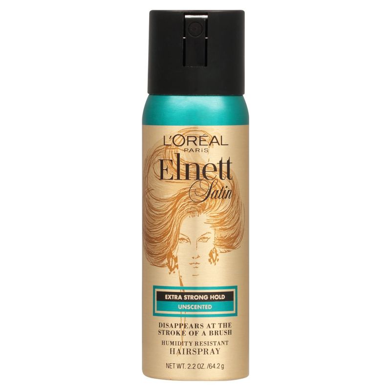 L'Oreal Paris Elnett Satin Extra Strong Hold, Light Hairspray Unscented, 2.2 oz.