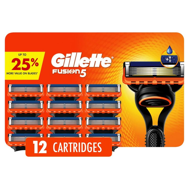 Gillette Fusion5 Cartridges, 12 count