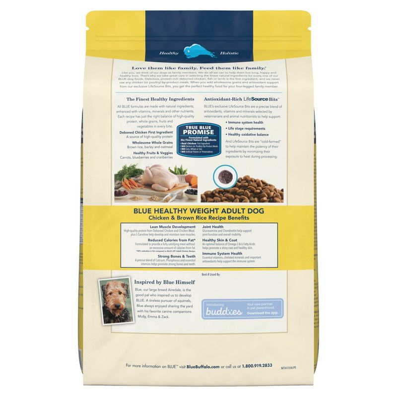 The Blue Buffalo Co. Blue Life Protection Formula Natural Food for Dogs, Adult, 15 lbs