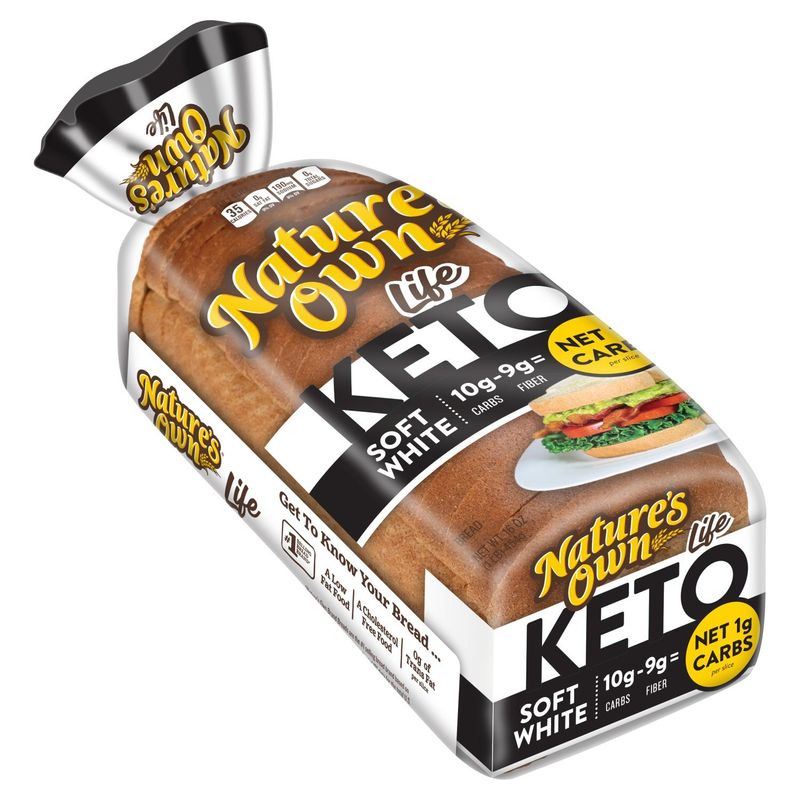 Nature's Own Keto Life Soft White Bread, 16 oz