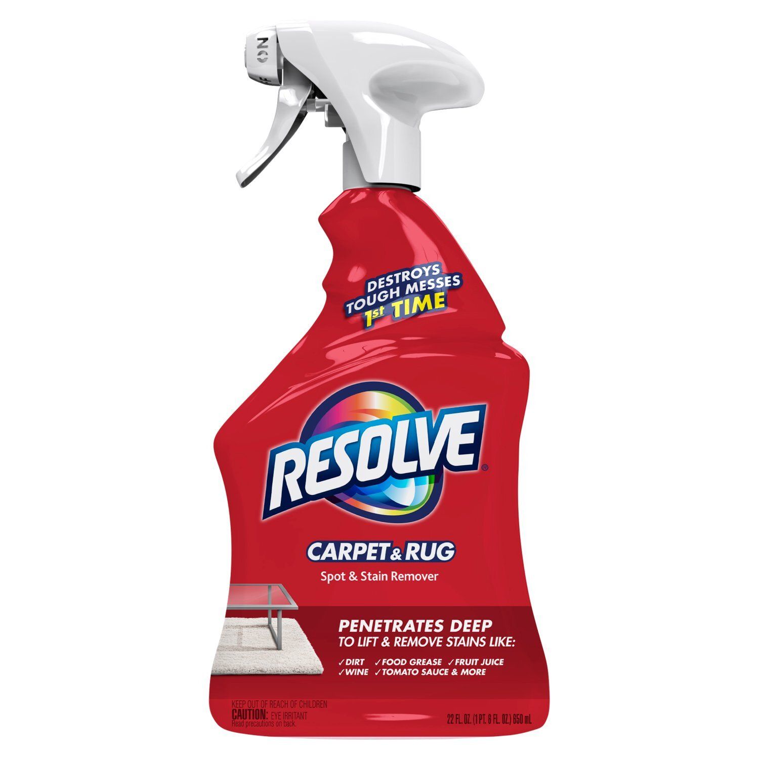 Resolve Carpet &amp; Rug Spot &amp; Stain Remover, 22 fl oz