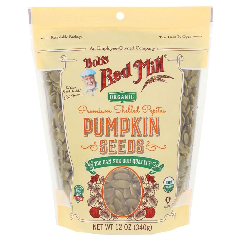 Bob's Red Mill Organic Premium Shelled Pepitas Pumpkin Seeds, 12 oz