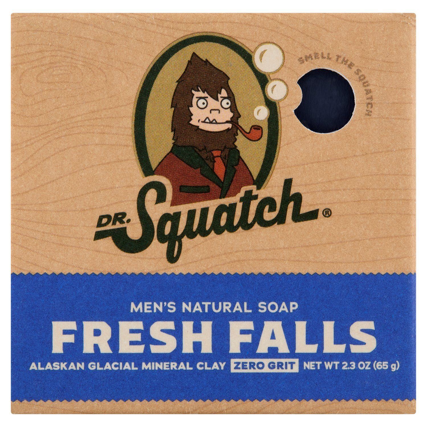 Dr. Squatch Fresh Falls Men's Natural Soap, 2.3 oz