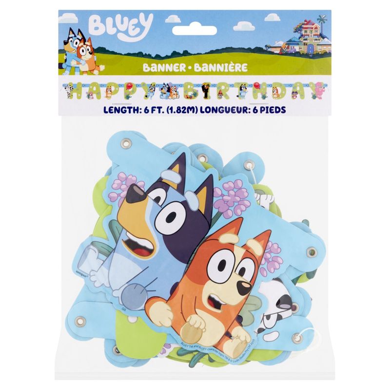 Bluey 6 ft Happy Birthday Banner