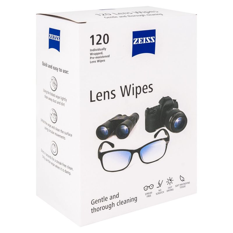 Zeiss Lens Wipes, 120 count