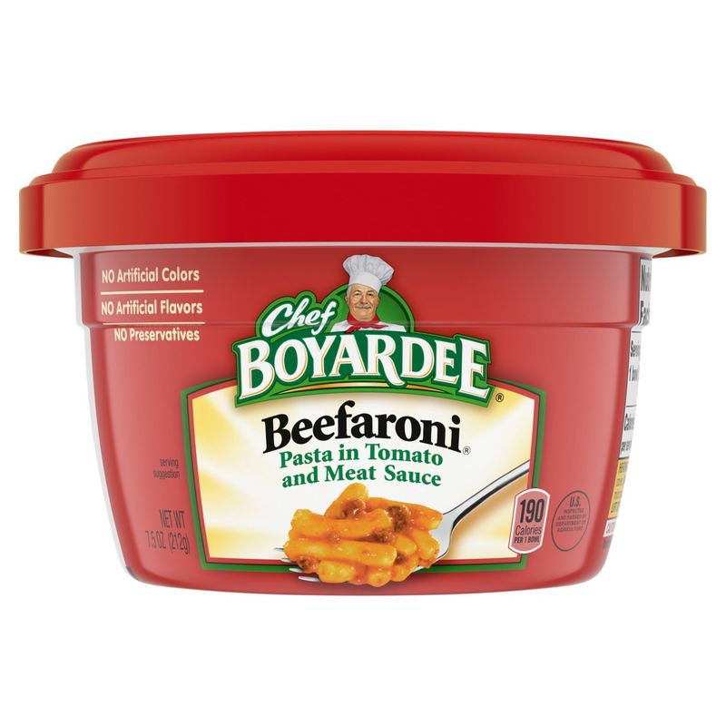 Chef Boyardee Beefaroni Pasta in Tomato and Meat Sauce, 7.5 oz