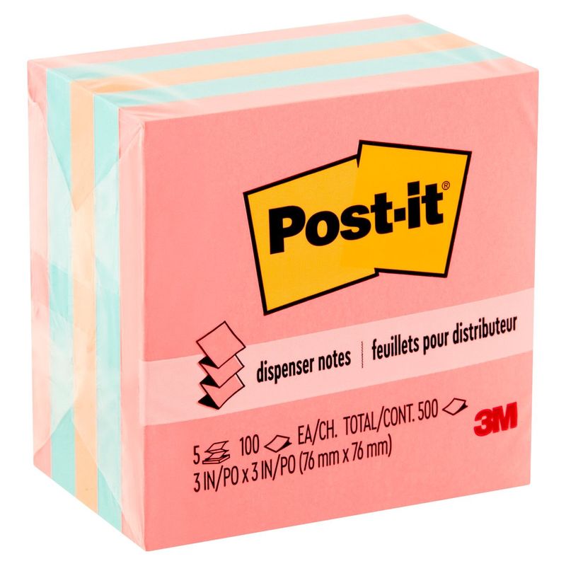 Post-it Dispenser Notes, 500 count