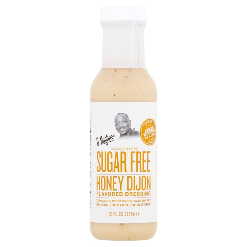 G Hughes Sugar Free Honey Dijon Flavored Salad Dressing, 12 fl oz