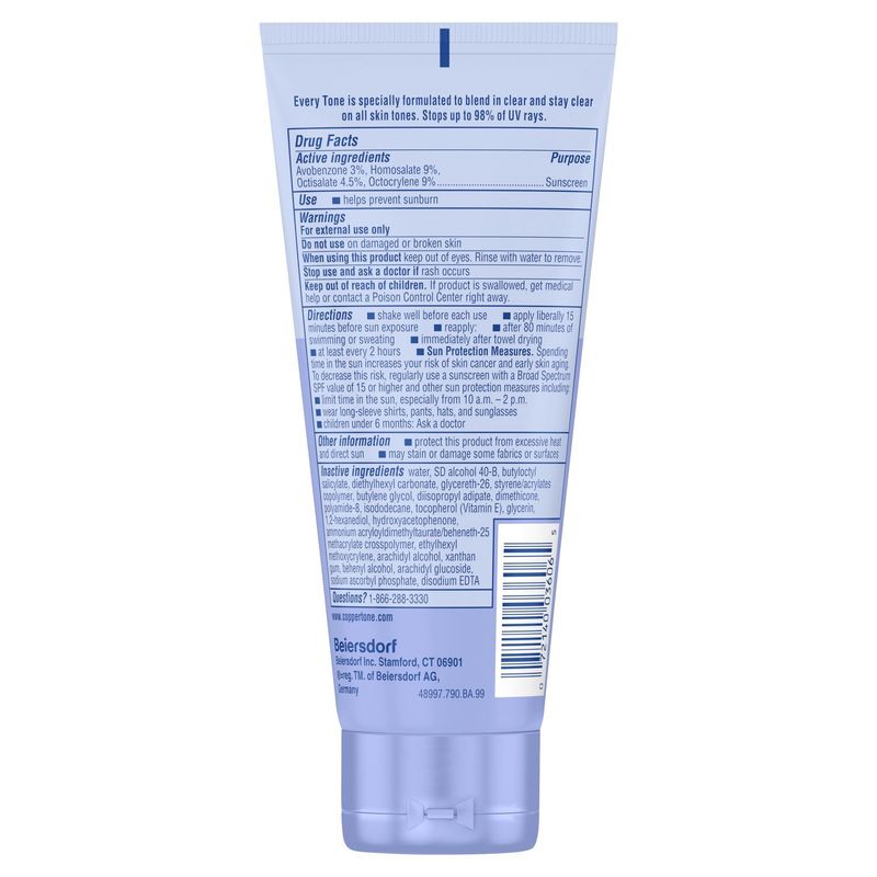 Coppertone Every Tone Broad Spectrum Sunscreen Lotion, SPF 50, 7 fl oz