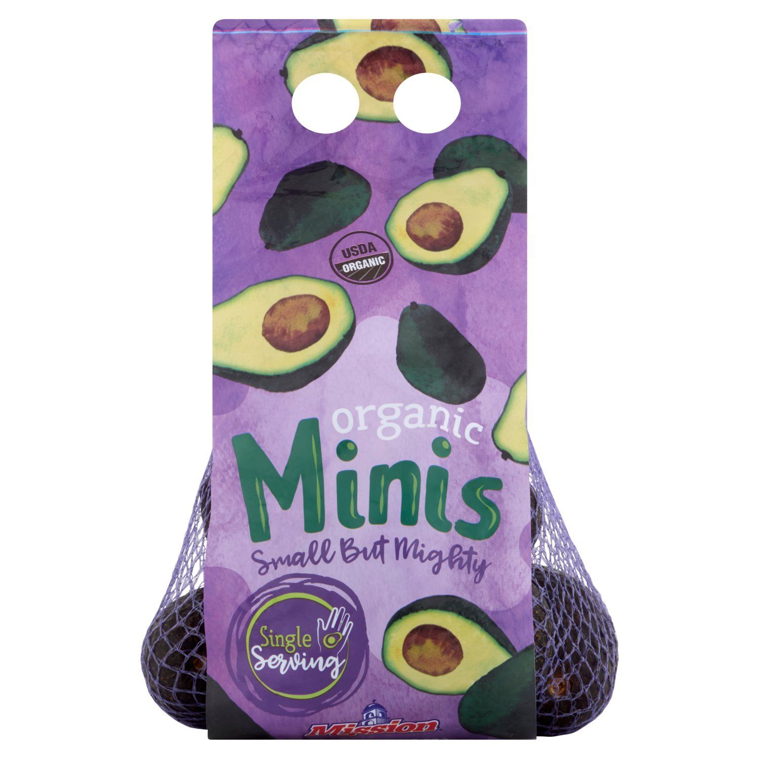 Mission Organic Mini Hass Avocados, 2 lb bag