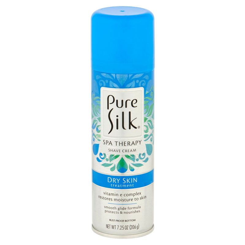 Pure Silk Spa Therapy Dry Skin Treatment Shave Cream, 7.25 oz