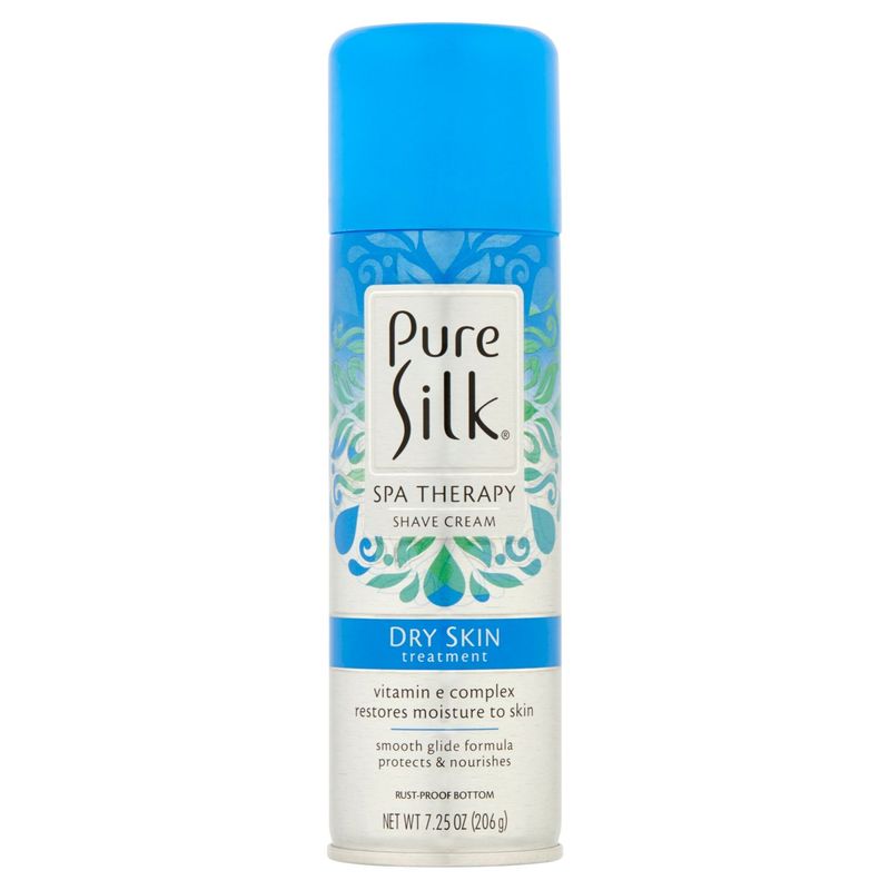 Pure Silk Spa Therapy Dry Skin Treatment Shave Cream, 7.25 oz
