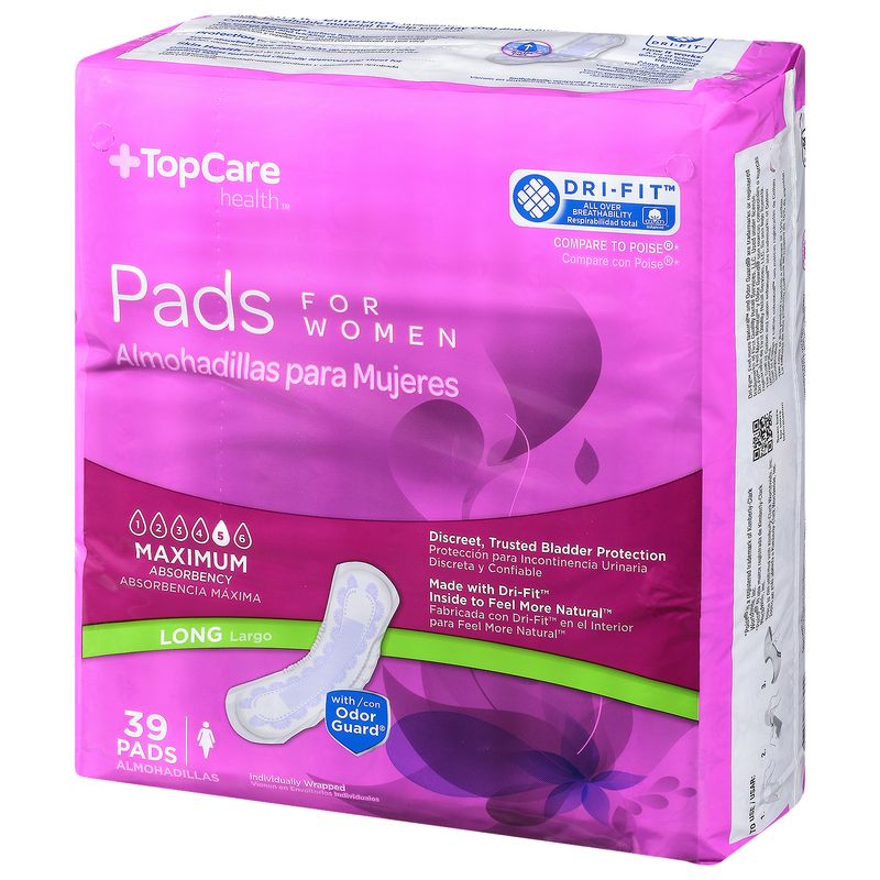 TopCare Bladder Control Pads, 39 each