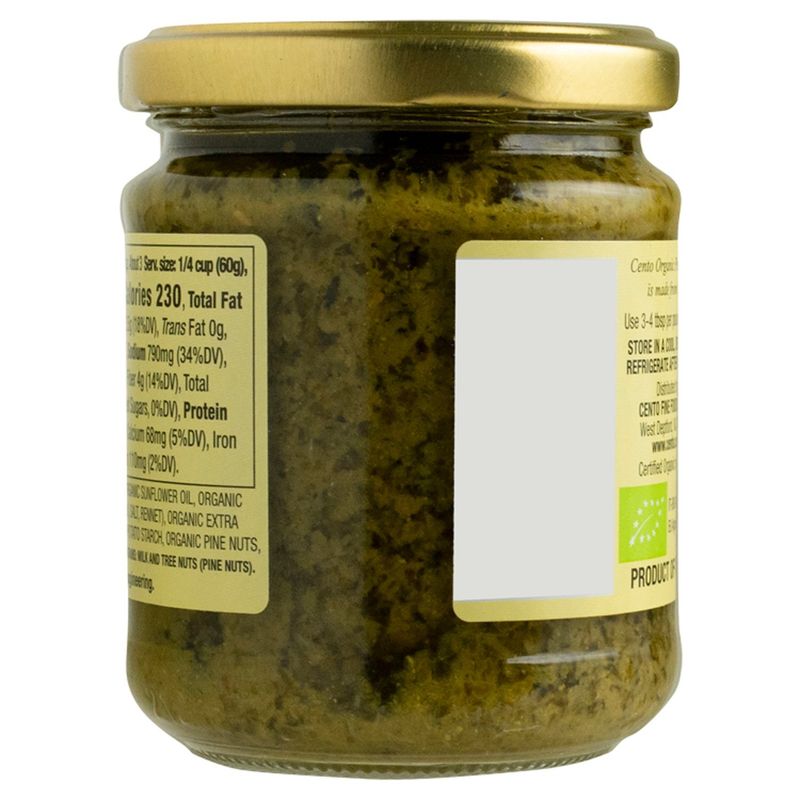 Cento Organic Basil Pesto Sauce, 6.5 oz