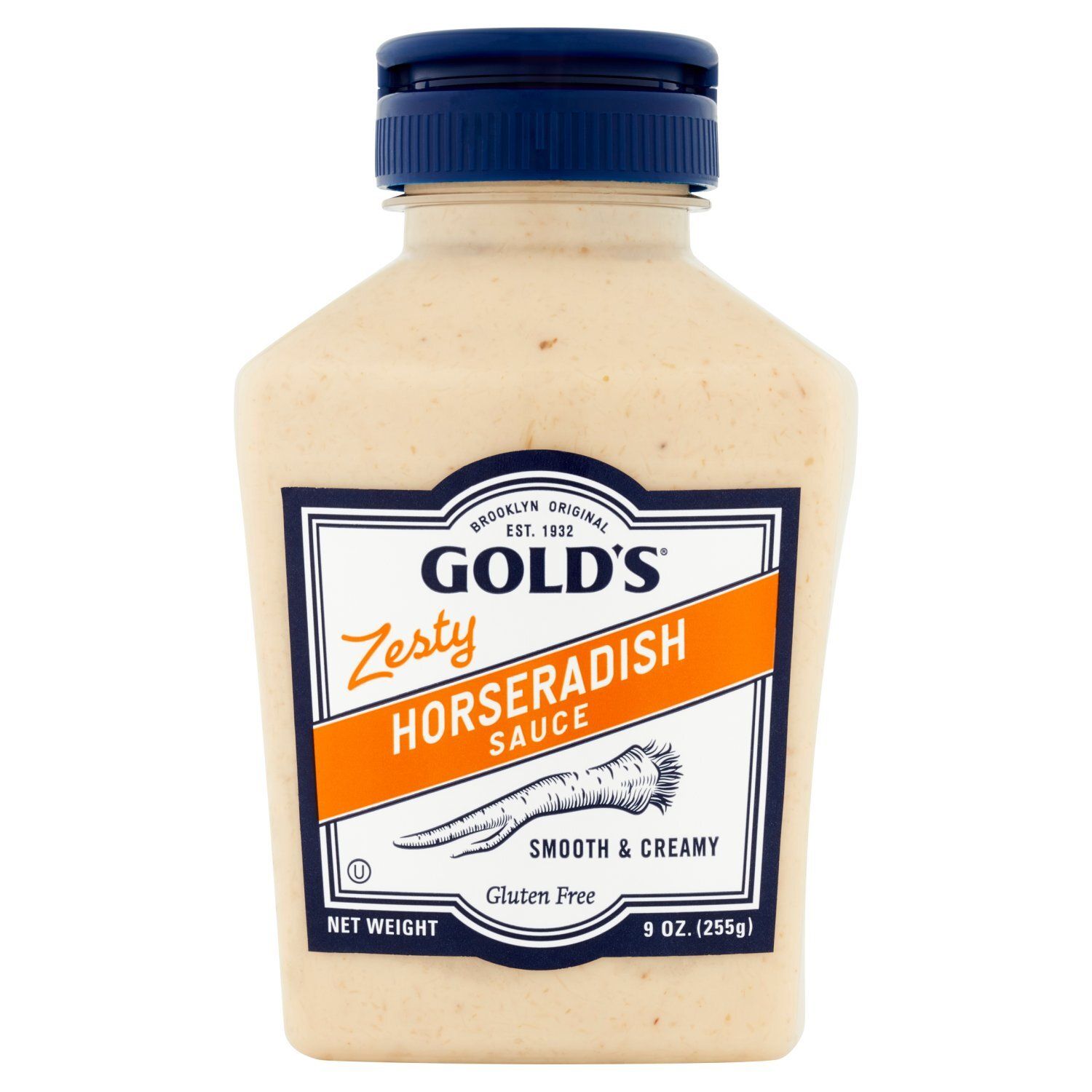 Gold's Zesty Smooth &amp; Creamy Horseradish Sauce, 9 oz