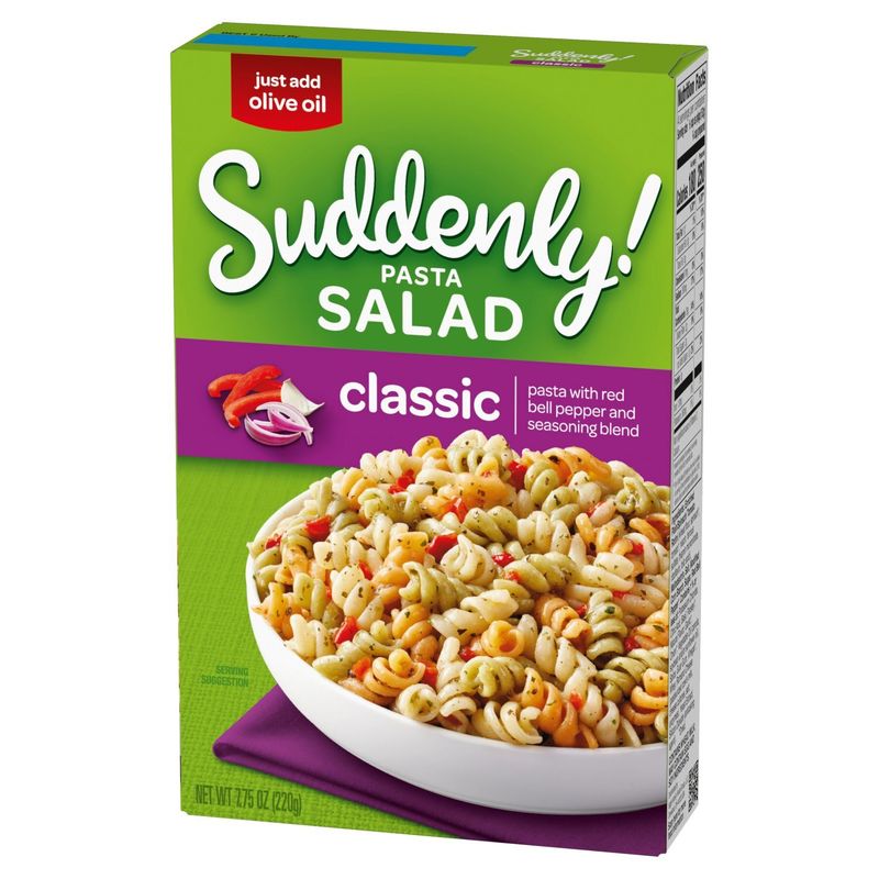 Betty Crocker Suddenly! Pasta Salad Classic Red Peppers Seasoning Pasta, 7.75 oz