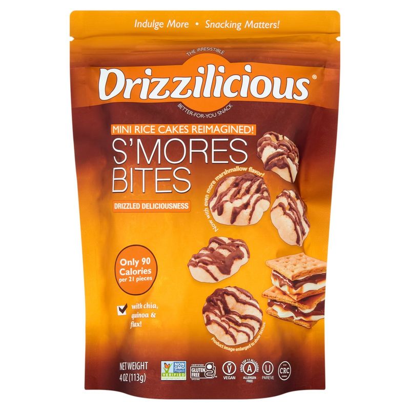 Drizzilicious S'mores Rice Cake Bites, 4 oz