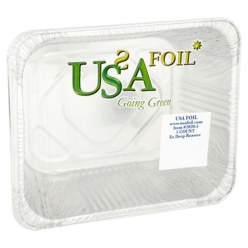 USA Foil Ex Deep Roaster, 5 count
