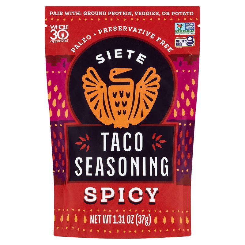 Siete Spicy Taco Seasoning, 1.31 oz