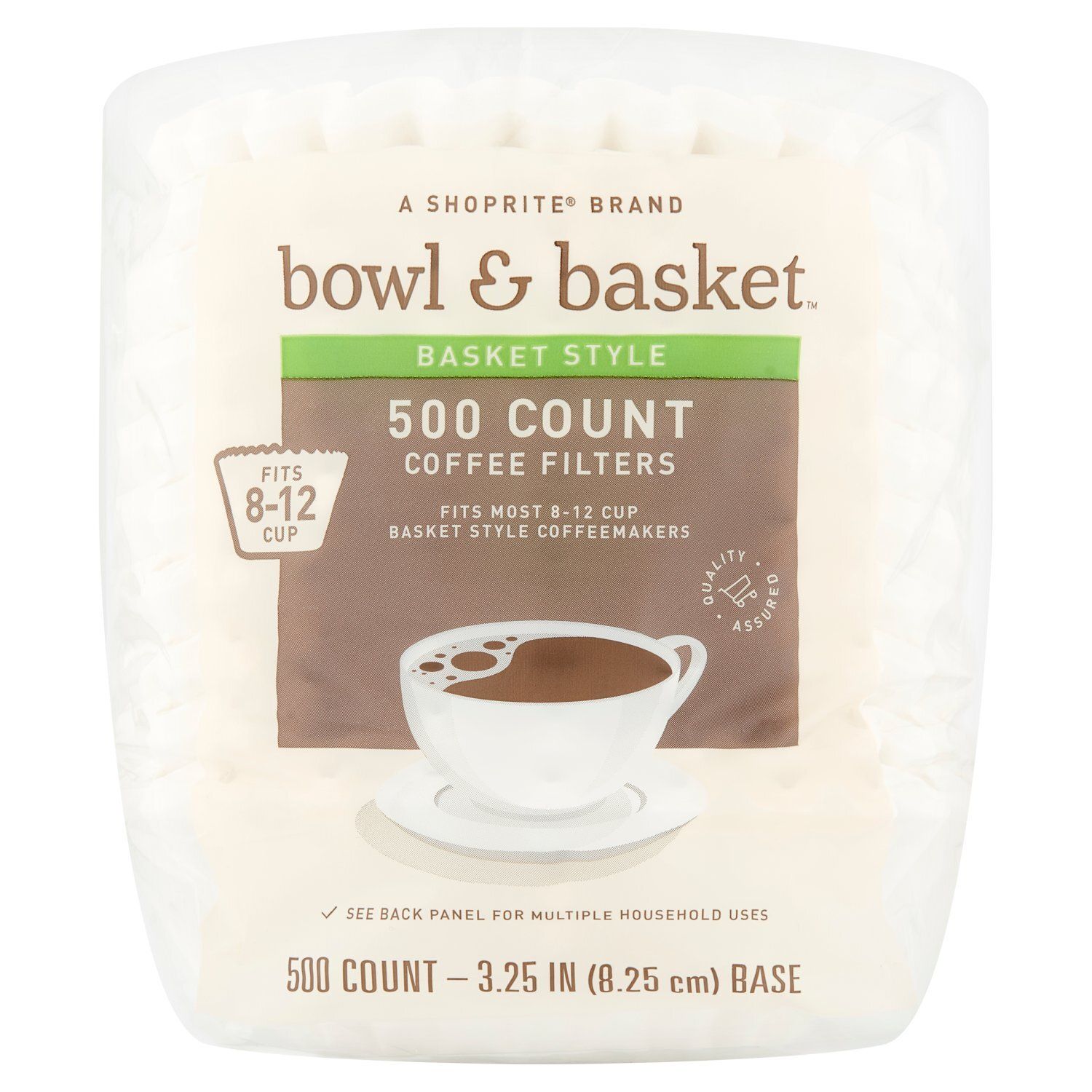 Bowl &amp; Basket, Basket Style Coffee Filters, 500 count