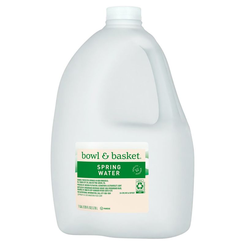 Bowl &amp; Basket Spring Water, 1 gal