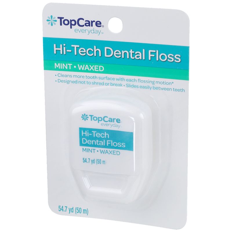 TopCare Dental Floss - Waxed Hi-Tech Mint, 1 each