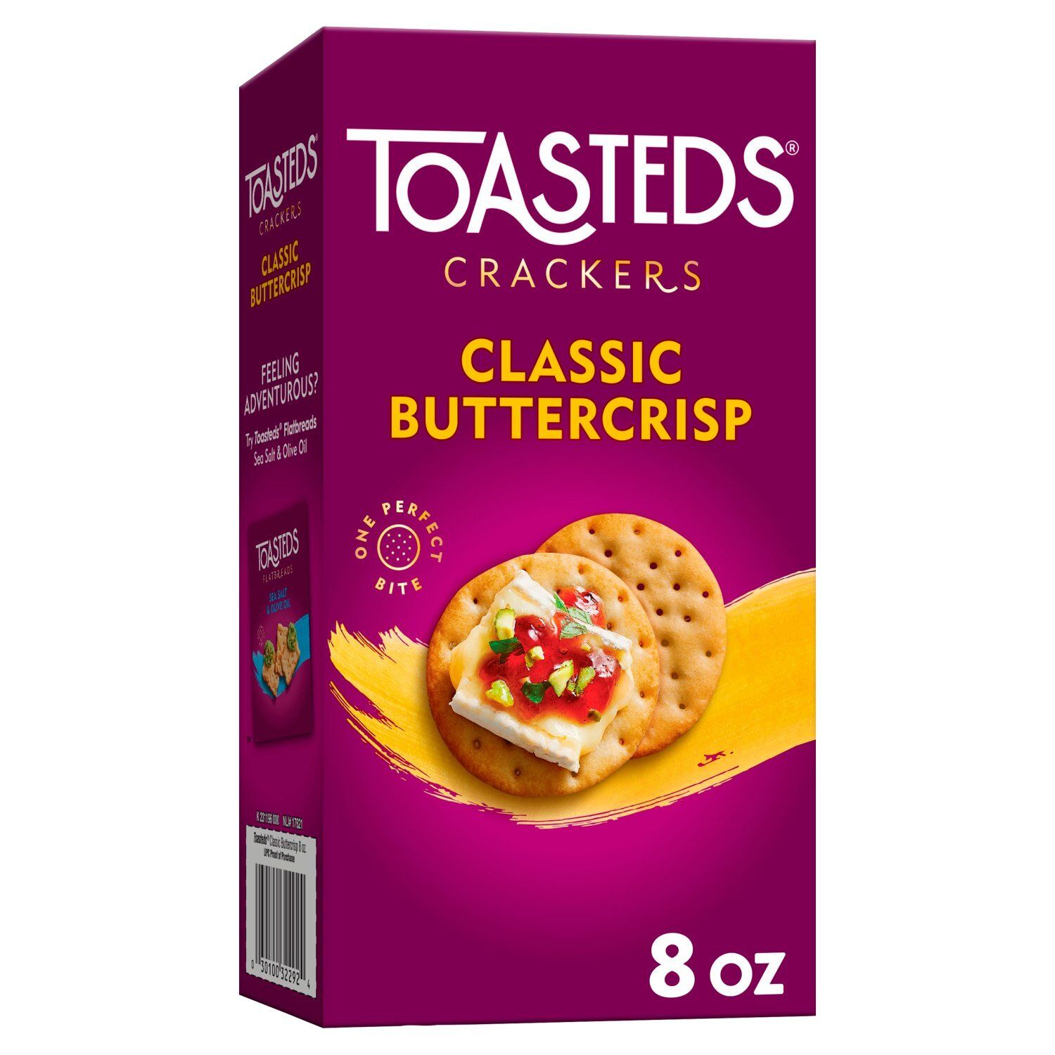 Toasteds Classic Buttercrisp Crackers, 8 oz