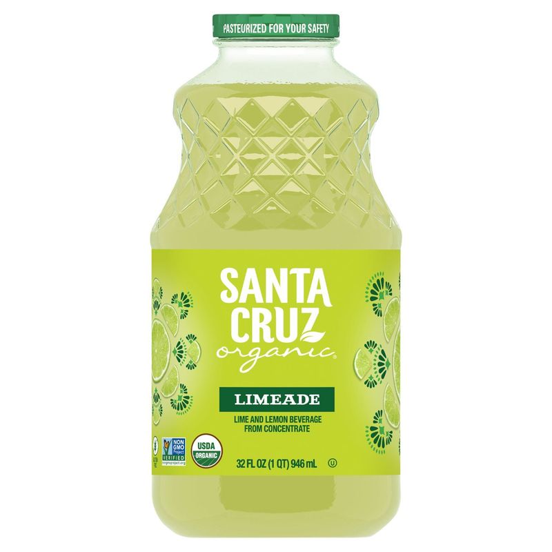 Santa Cruz Organic Limeade Beverage, 32 fl oz