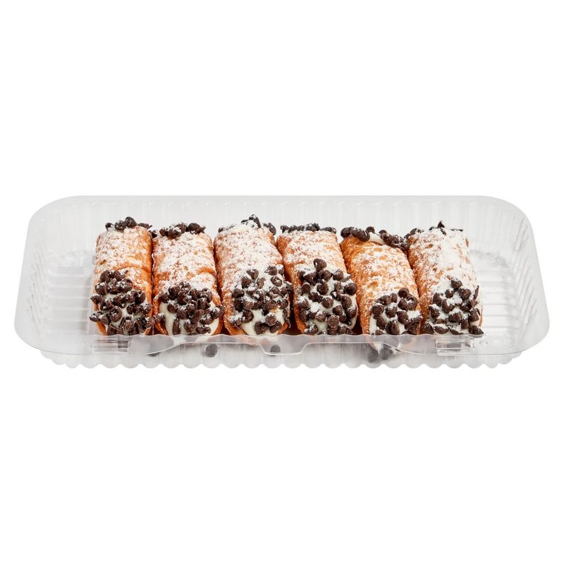 6Pk Mini Cannoli Or Chocolate Cannolis