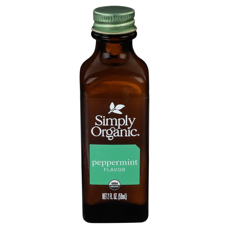 Simply Organic Peppermint Flavor, 2 fl oz