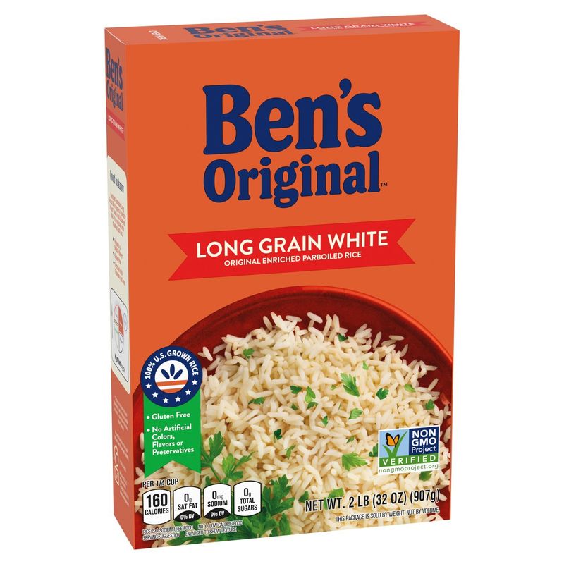 Ben's Original Original Enriched Parboiled Long Grain White Rice, 2 lb