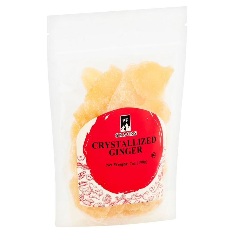 PF Snacks Crystallized Ginger, 7 oz