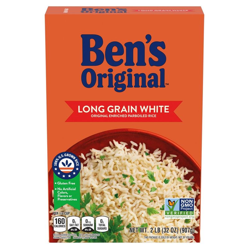 Ben's Original Original Enriched Parboiled Long Grain White Rice, 2 lb
