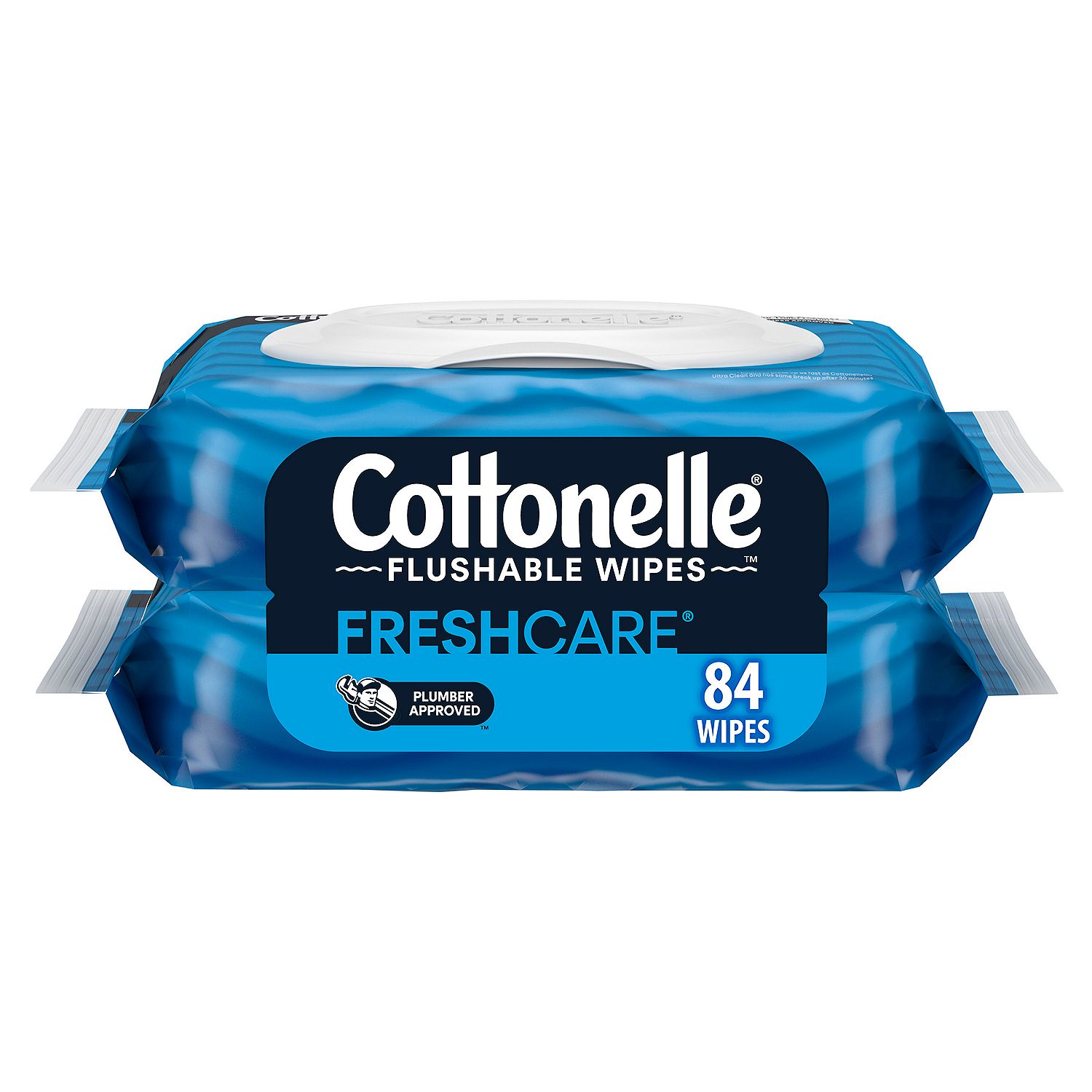 Cottonelle FreshCare Flushable Wipes, 42 count, 2 pack