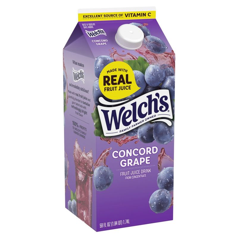 Welch's Concord Grape Fruit Juice Drink, 59 fl oz