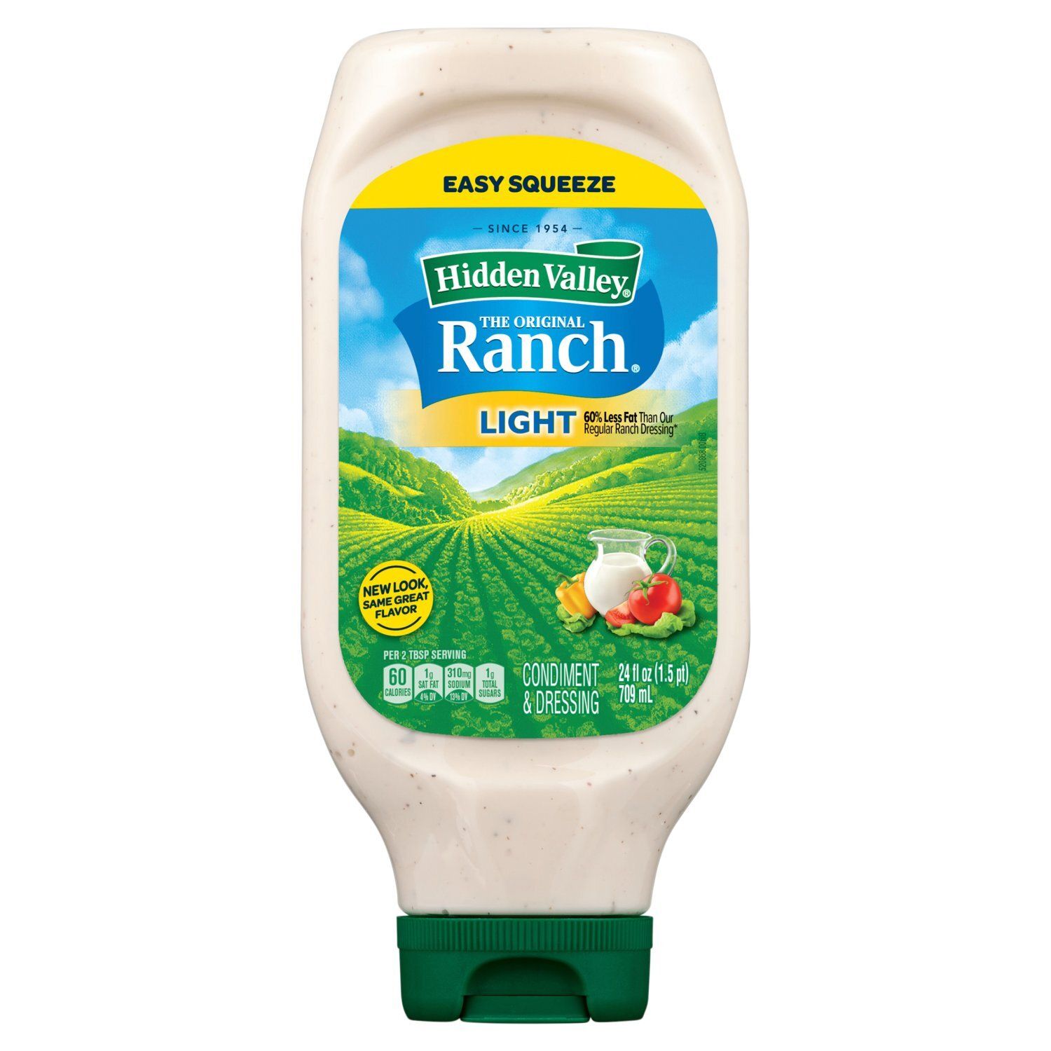Hidden Valley The Original Ranch Light Condiment &amp; Dressing, 24 fl oz