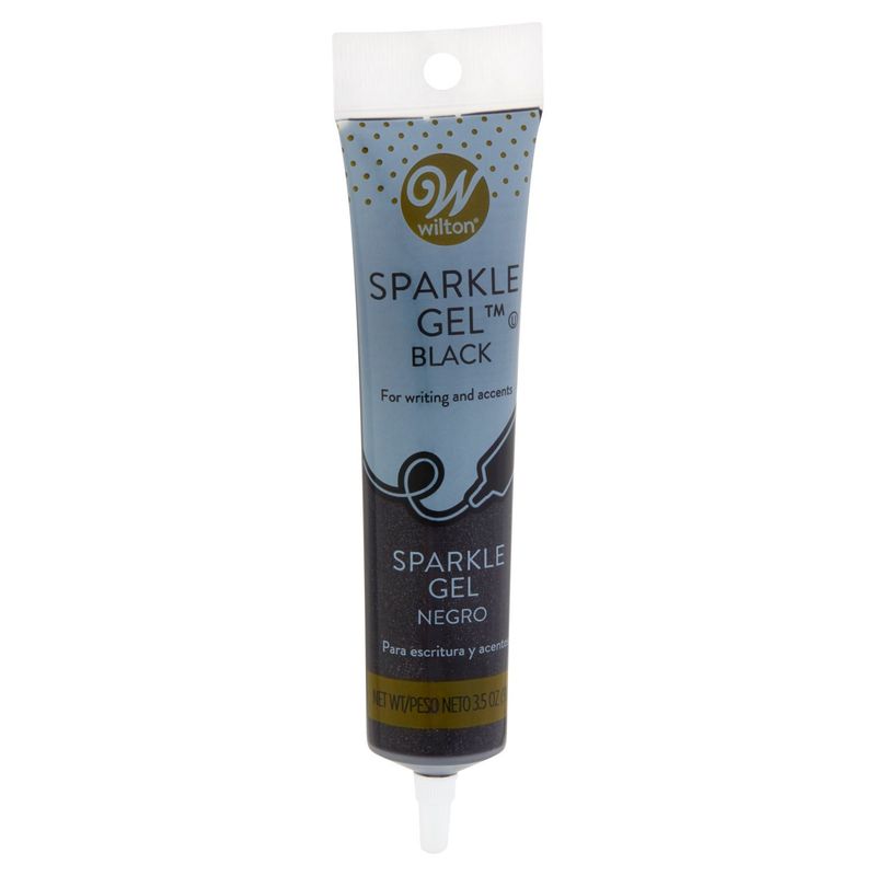 Wilton Black Sparkle Gel, 3.5 oz