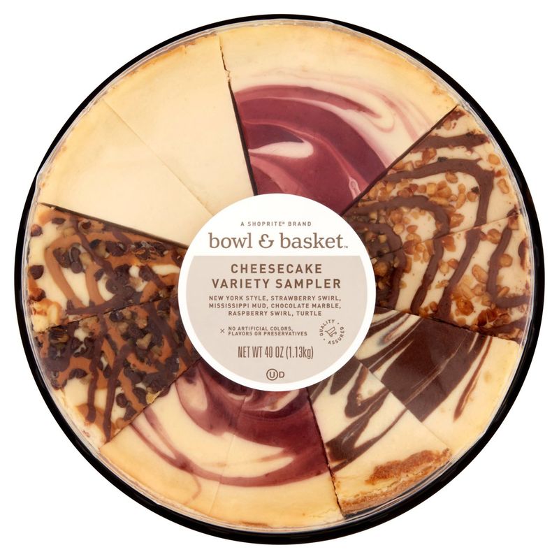 Bowl &amp; Basket Variety Sampler Cheesecake, 40 oz