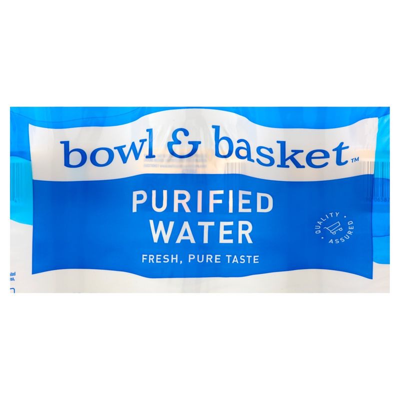 Bowl &amp; Basket Purified Water, 16.9 fl oz, 24 count