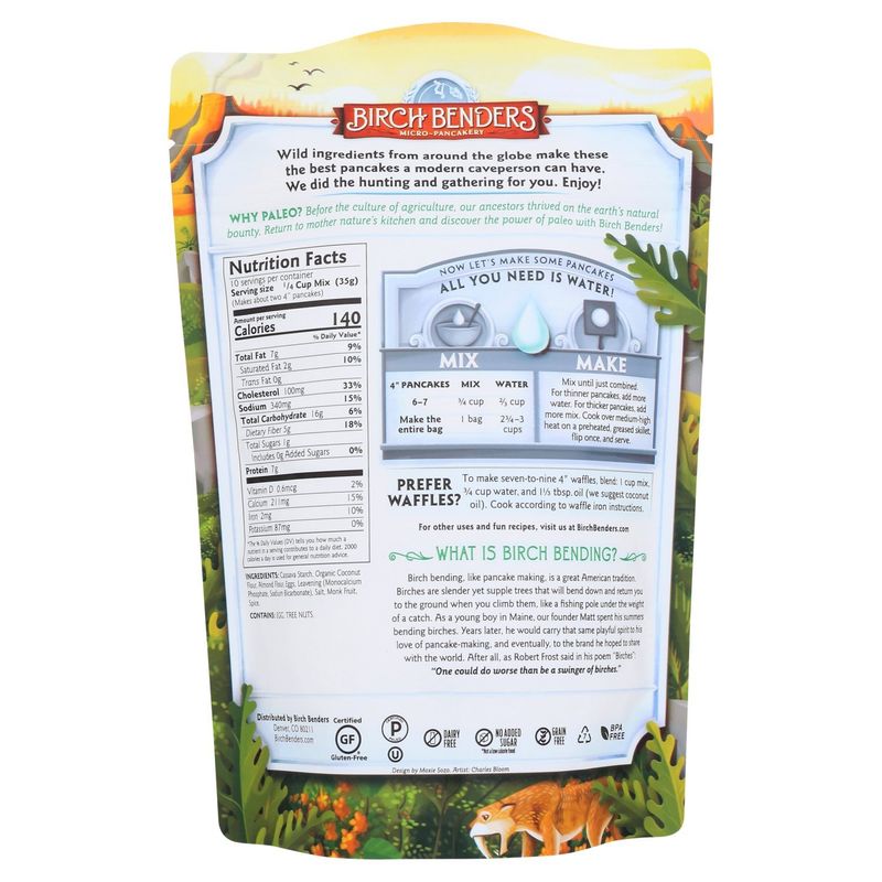 Birch Benders Micro-Pancakery Paleo Pancake &amp; Waffle Mix, 12 oz