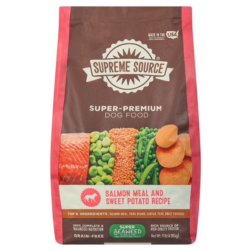 Supreme Source Super-Premium Salmon Meal and Sweet Potato Recipe Dog Food, 11 lb