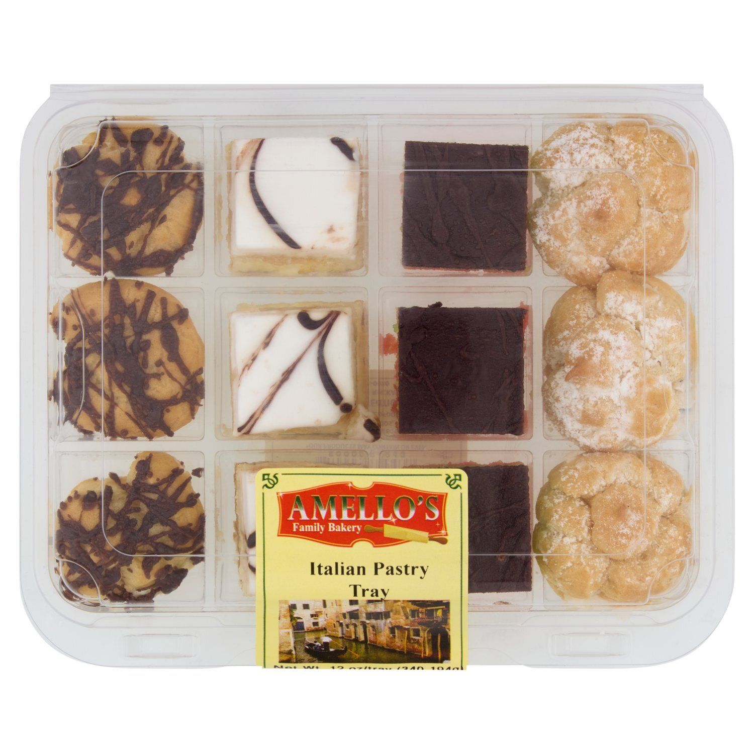Amello's Italian Pastry Tray, 12 oz