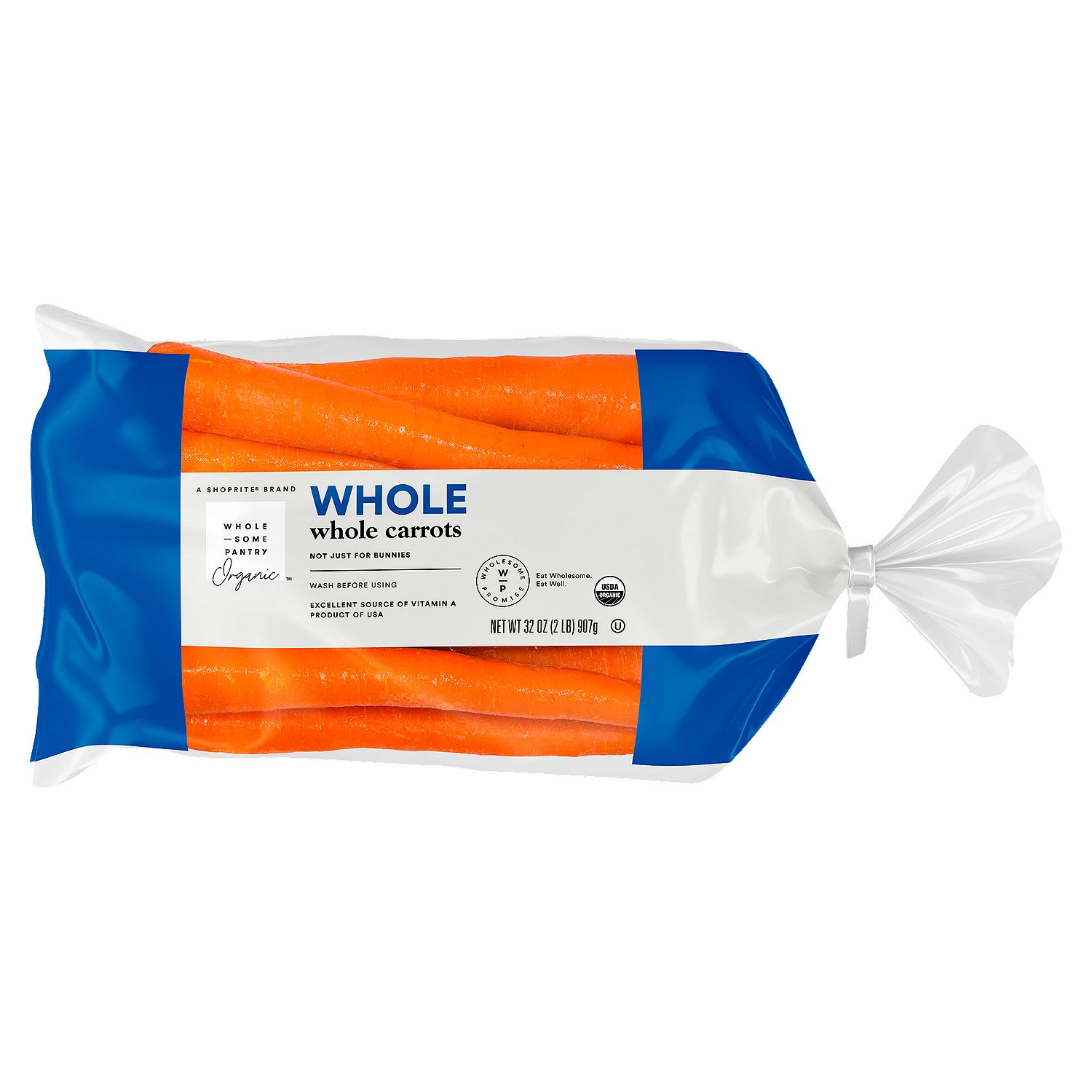 Wholesome Pantry Organic Whole Carrots, 2 lb bag