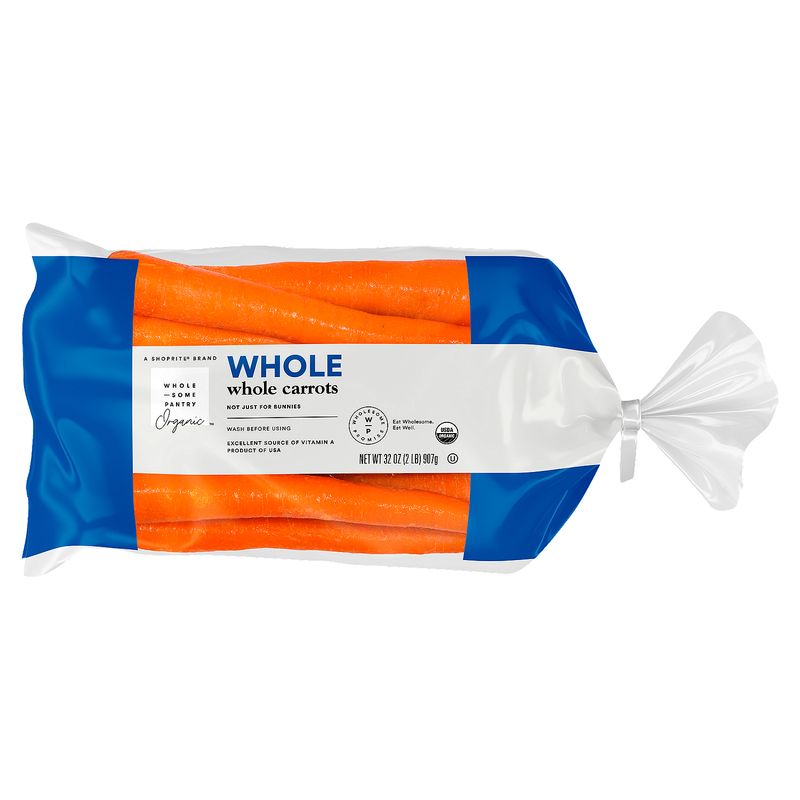 Wholesome Pantry Organic Whole Carrots, 2 lb bag