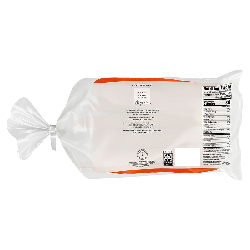Wholesome Pantry Organic Whole Carrots, 2 lb bag