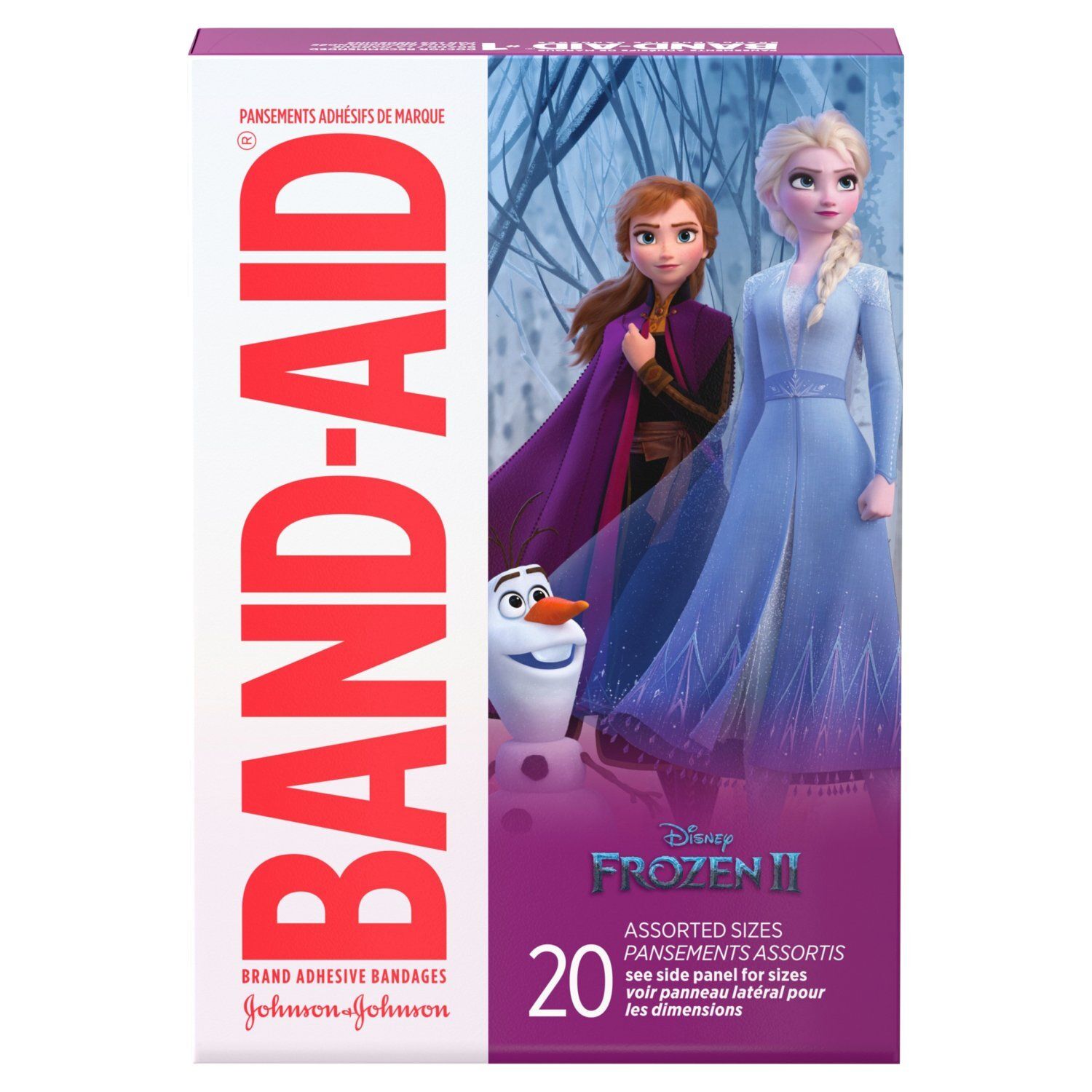 Band-Aid Disney Frozen II Adhesive Bandages, 20 count